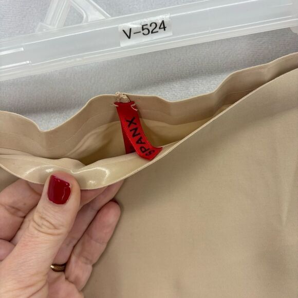 SPANX women’s medium OnCore High-Waisted Mid-Thigh Shorts shapewear tan - Picture 5 of 9